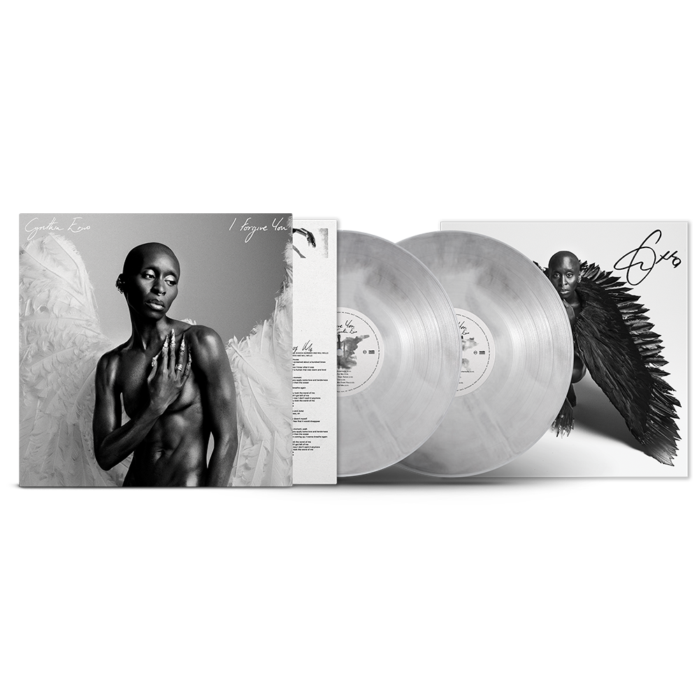 I Forgive You White & Gray Marble Signed 2LP