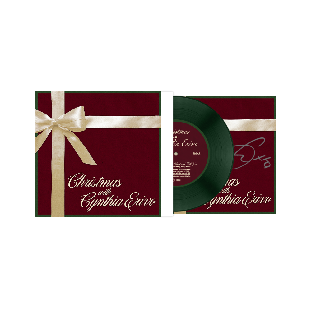 Christmas With Cynthia Erivo (Signed Pine Tree Green 7” Vinyl) Packshot