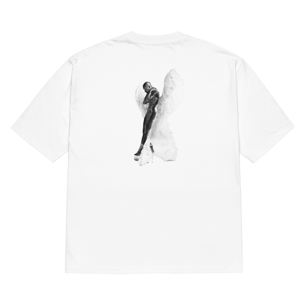 I Forgive You Script White T-Shirt Back